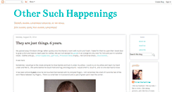 Desktop Screenshot of othersuchhappenings.com